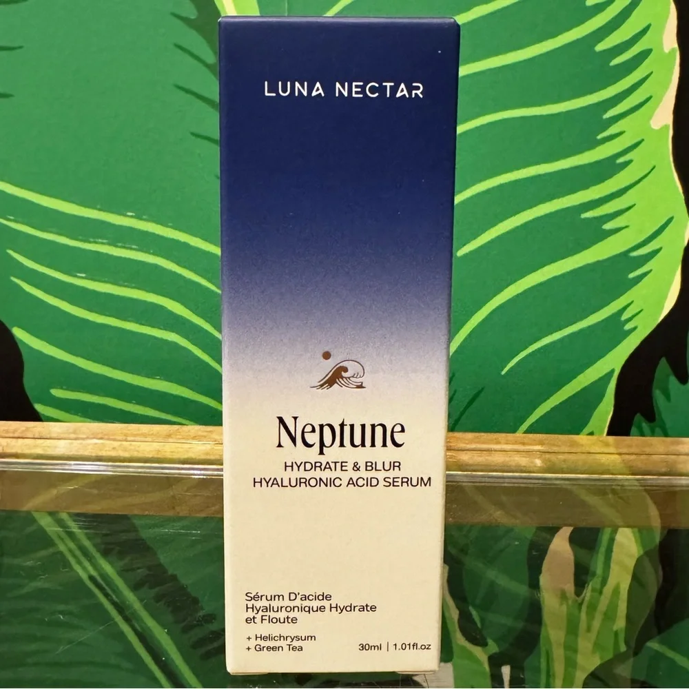 NWT Luna Nectar Neptune Hydrate & Blur Hyaluronic Acid Serum 30ml